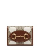 Gucci - Horsebit 1955 Gg-supreme Canvas Cardholder - Womens - Beige Multi