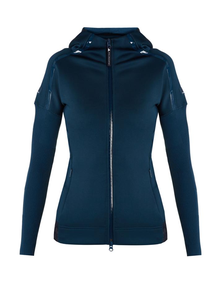 Adidas By Stella Mccartney Z.n.e Zip-through Hooded Performance Jacket