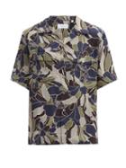 Matchesfashion.com Equipment - Short-sleeved Floral-print Twill Shirt - Mens - Multi