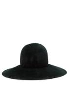 Matchesfashion.com Lola Hats - Biba Wide Brimmed Felt Hat - Womens - Dark Green