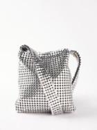 Paco Rabanne - Pixel Mini Chainmail Shoulder Bag - Womens - Silver