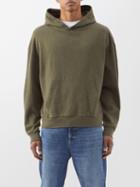 Frame - Duo Fold Cotton-jersey Hoodie - Mens - Khaki