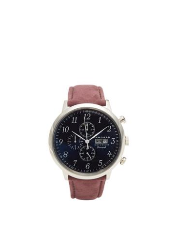 Matchesfashion.com Armogan - Spirit Of St. Louis Stainless Steel Watch - Mens - Burgundy