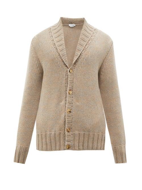 Gabriela Hearst - Casa Shawl-collar Cardigan - Mens - Dark Khaki
