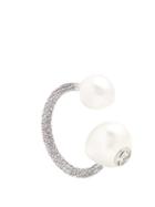 Matchesfashion.com Gucci - Crystal Embellished Pearl Effect Earring - Womens - Pearl