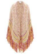 Gabriela Hearst - Azzaro Fringed Cashmere Poncho - Womens - Beige Multi