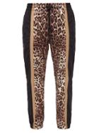 Mens Rtw Dolce & Gabbana - Leopard-print Shell Track Pants - Mens - Multi
