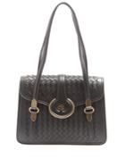 Bottega Veneta Mazzaluna Intrecciato Leather Shoulder Bag