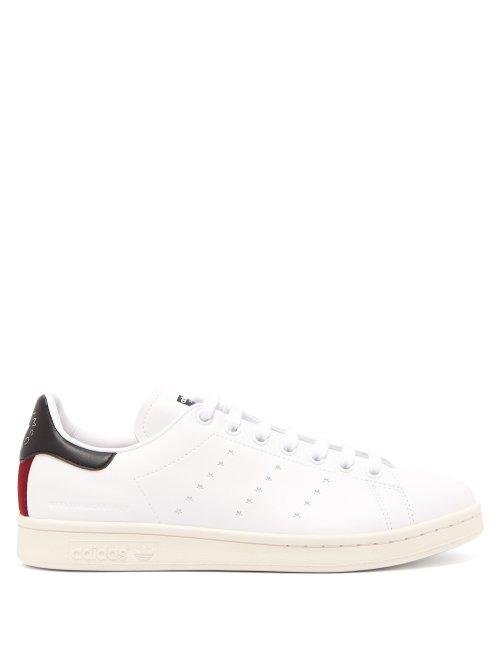 Matchesfashion.com Stella Mccartney - Stan Smith Faux Leather Trainers - Womens - White Black