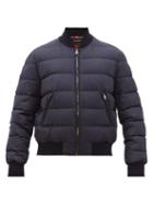 Matchesfashion.com Dolce & Gabbana - Down Filled Bomber Jacket - Mens - Navy