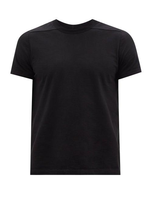 Rick Owens - Level Cotton-jersey T-shirt - Mens - Black