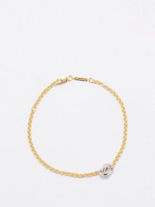 Otiumberg - Link Up Gold-vermeil & Sterling-silver Bracelet - Womens - Yellow Gold