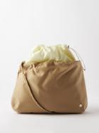 The Row - Bourse Xl Drawstring Nylon Clutch Bag - Womens - Beige
