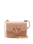 Matchesfashion.com Valentino - Small V Sling Leather Shoulder Bag - Womens - Beige