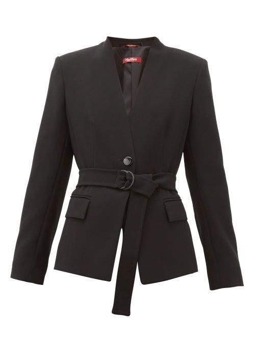 Matchesfashion.com Max Mara Studio - Urbania Jacket - Womens - Black