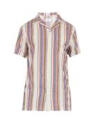 Matchesfashion.com Onia - Vacation Striped Short Sleeved Shirt - Mens - Multi