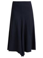 Matchesfashion.com Chlo - Tennis Pinstriped Wool Skirt - Womens - Navy Stripe