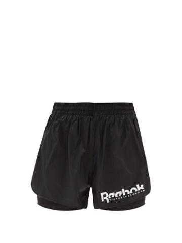 Reebok X Victoria Beckham - 2-in-1 Ripstop Layered Shorts - Womens - Black