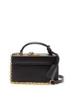 Matchesfashion.com Mark Cross - 1845 Mini Saffiano-leather Box Bag - Womens - Black