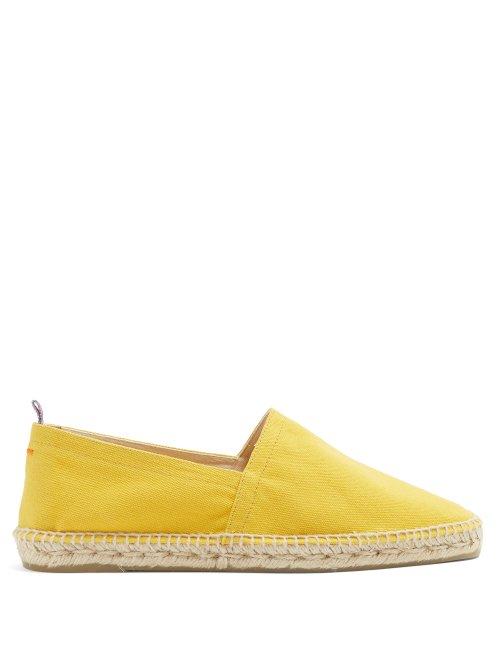 Matchesfashion.com Castaer - Canvas Espadrilles - Mens - Yellow