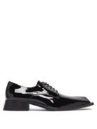 Matchesfashion.com Martine Rose - Daab Square-toe Patent-leather Derby Shoes - Mens - Black