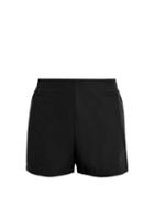 Matchesfashion.com Iffley Road - Pembroke Logo Embossed Running Shorts - Mens - Black