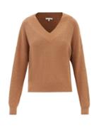 Skin - Mylee V-neck Cotton-blend Pyjama Top - Womens - Brown