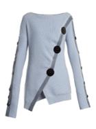 Roksanda Temir Cut-out Back Buttoned Sweater
