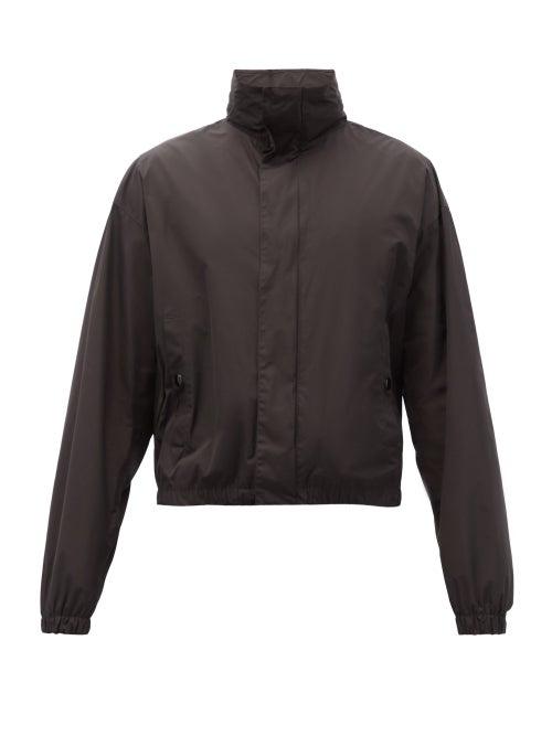 Matchesfashion.com Bottega Veneta - Hooded Technical-poplin Windbreaker Jacket - Mens - Black