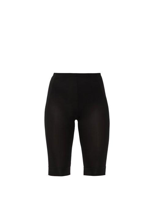 Ladies Lingerie Ganni - High-rise Stretch-jersey Bike Shorts - Womens - Black