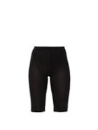 Ladies Lingerie Ganni - High-rise Stretch-jersey Bike Shorts - Womens - Black