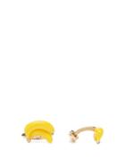 Matchesfashion.com Bottega Veneta - Banana 18kt Gold-plated Cufflinks - Mens - Yellow