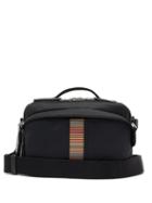 Matchesfashion.com Paul Smith - Signature-stripe Canvas Cross-body Bag - Mens - Black Multi