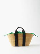 Muu - George Woven Basket Bag - Womens - Green Multi