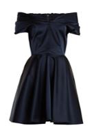 Emilio De La Morena Tamara Off-the-shoulder Stretch-silk Dress