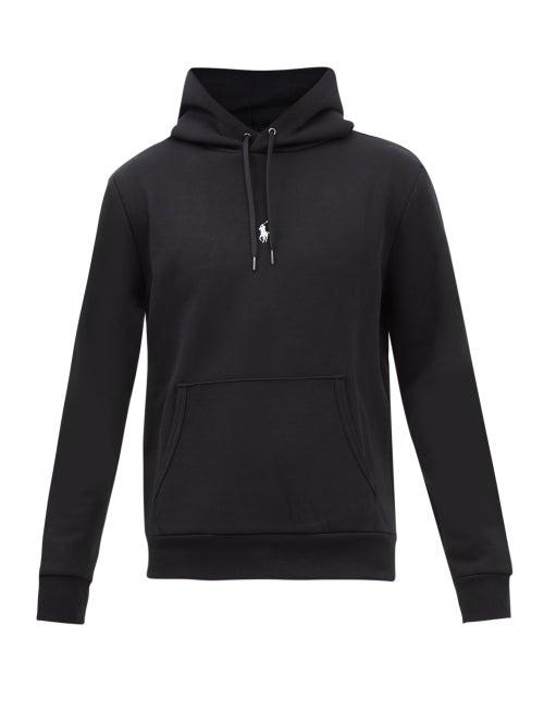Polo Ralph Lauren - Logo-embroidered Jersey Hooded Sweatshirt - Mens - Black