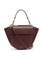 Matchesfashion.com Wandler - Hortensia Mini Leather Cross Body Bag - Womens - Burgundy