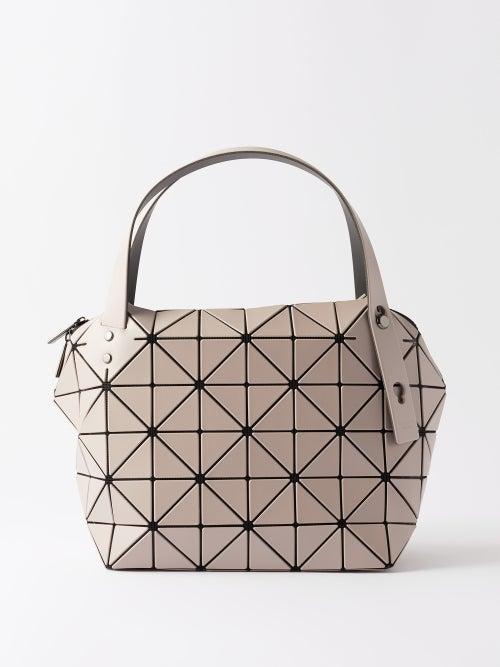 Bao Bao Issey Miyake - Boston Large Pvc Shoulder Bag - Womens - Light Pink