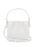 Matchesfashion.com Nico Giani - Desia Mini Leather Baguette Bucket Bag - Womens - White