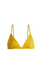 Matchesfashion.com Bower - Tangiers Triangle Bikini Top - Womens - Yellow