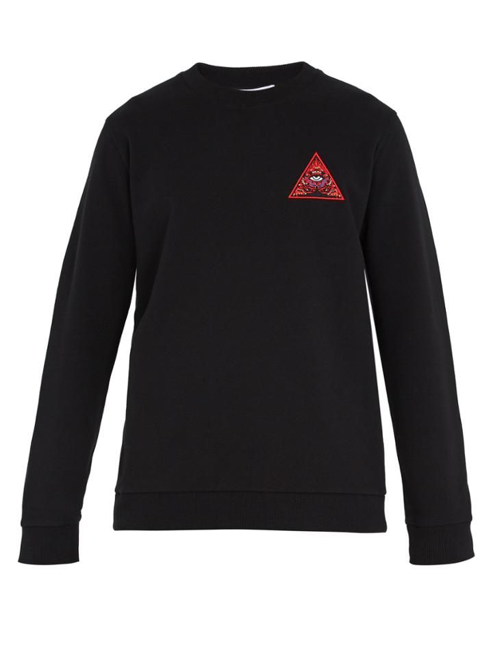 Givenchy Real Eyes-appliqu Cotton Sweatshirt