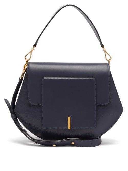 Matchesfashion.com Wandler - Al Leather Cross Body Bag - Womens - Navy