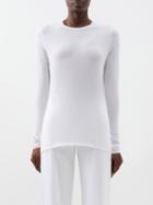 Skin - Organic Pima-cotton Jersey Pyjama Top - Womens - White