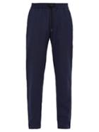 Matchesfashion.com President's - Tripoli Virgin Wool Blend Trousers - Mens - Blue