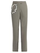 Christopher Kane Smash-pocket Wool-crepe Trousers