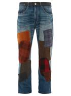 Matchesfashion.com Junya Watanabe - X Levi's Patchwork Denim Jeans - Mens - Indigo