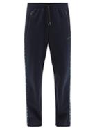 Matchesfashion.com Missoni - Chevron-stripe Jersey Track Pants - Mens - Navy