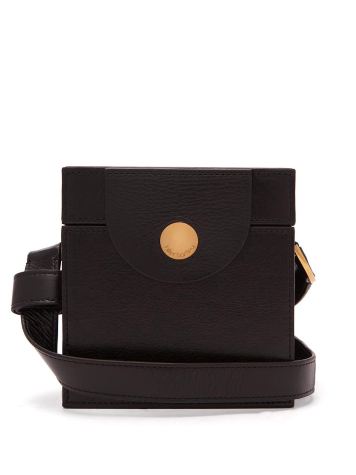 Hillier Bartley Cube Leather Bag