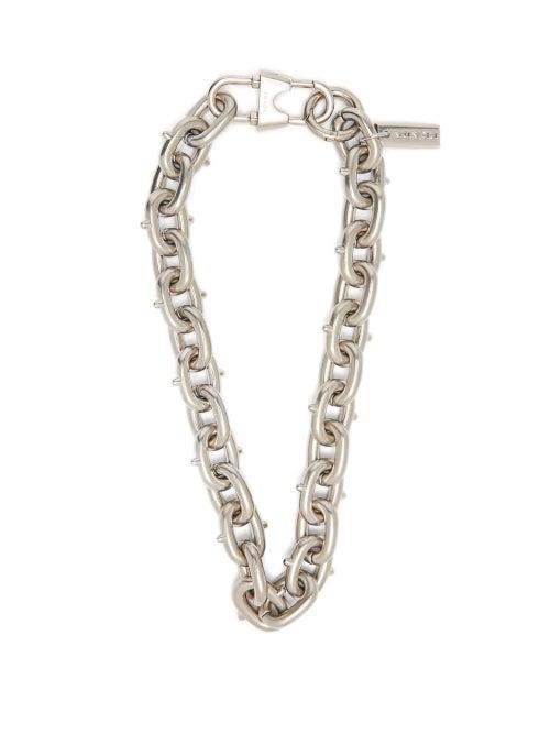 Matchesfashion.com Prada - Chunky Chain Necklace - Mens - Silver