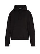 Matchesfashion.com Balenciaga - Self Help Print Hooded Sweatshirt - Mens - Black